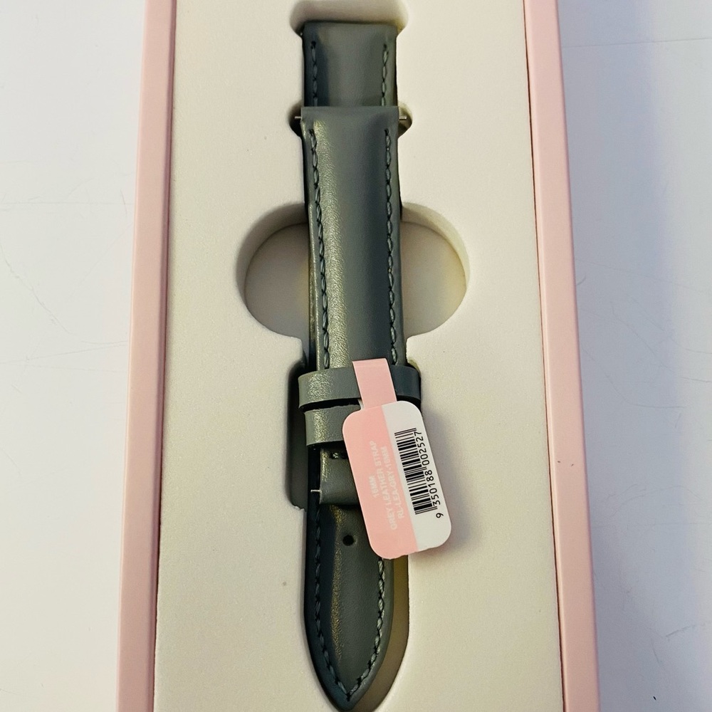 RUBEY LANE Sydney Replacement strap watch | New | Grey Leather Strap |
